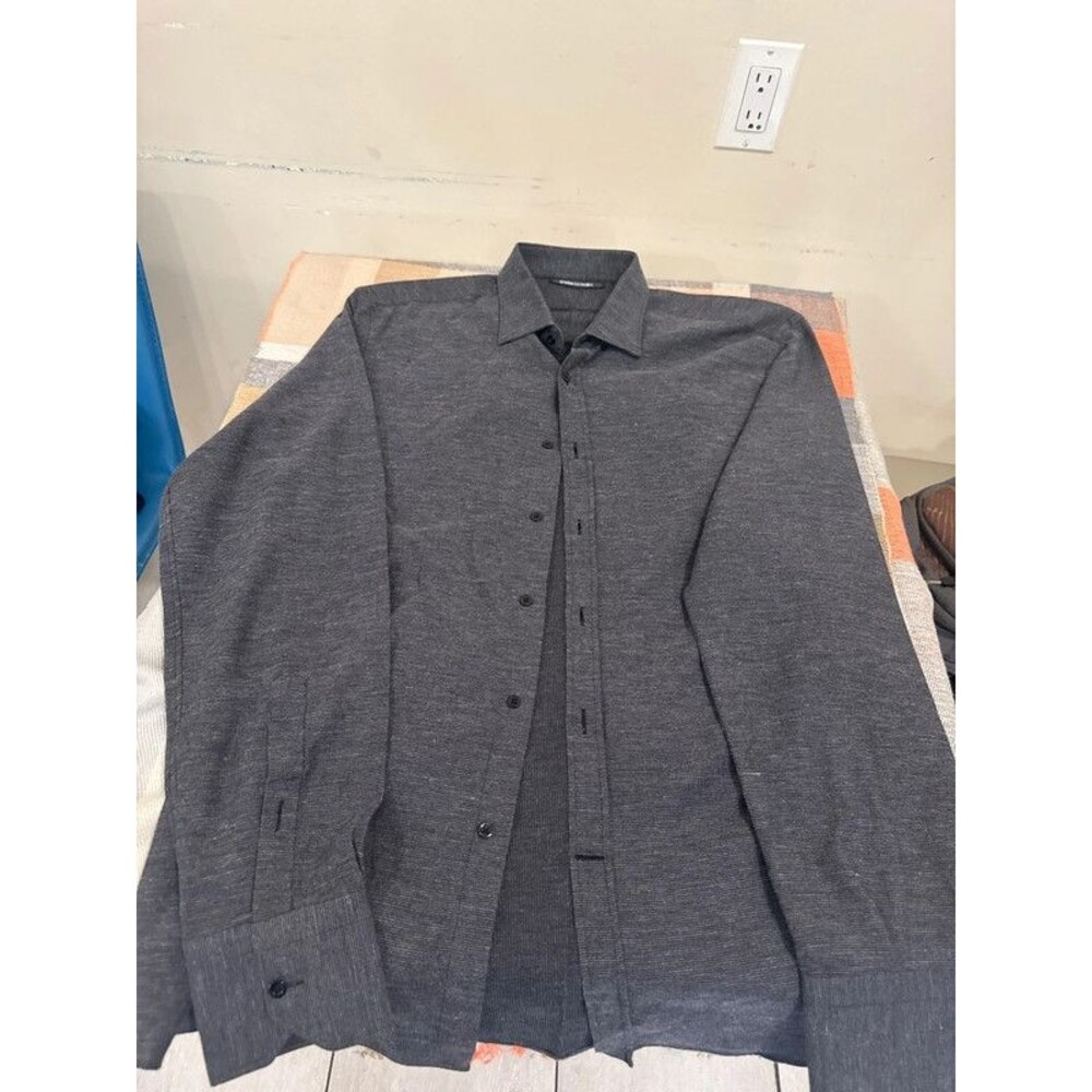 Paul Taylor Men’s Gray 100% Cotton Polo Shirt